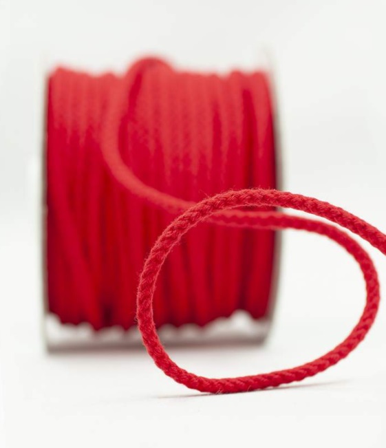 4mm Diameter Cord - Red